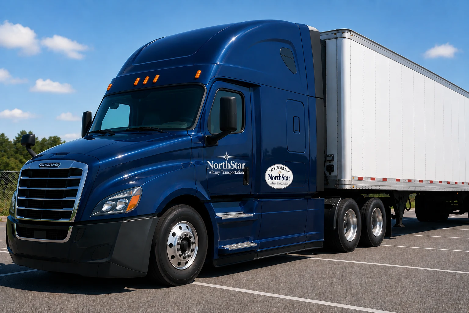 A professional fleet truck at the terminal — the operations DAS recognition programs support